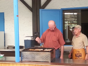 Grillfest mit der SHG der Kehlkopfoperierten in Weinheim am See